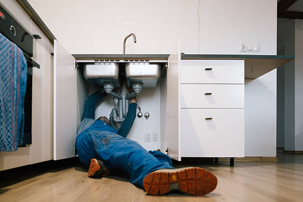 Professional Leak Detection technician working in Eaton, OH